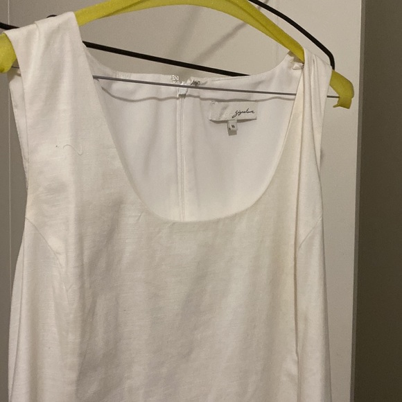 Sportscraft Linen White Dress - Picture 2 of 4